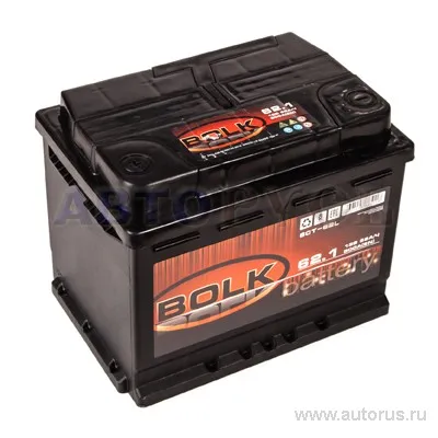 Аккумулятор BOLK BLACK 62 А/ч прямой L+ 242x175x190 L2 EN 500 А