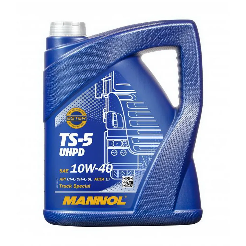 Масло моторное 10w40 5л MANNOL TS-5 UHPD E7 CI-4/CH-4 полусинтетическое MANNOL MN7105-5