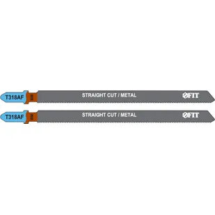 Полотна по металлу, Bimetal, фрезерованные, волнистые зубья, 132/106/1,2 мм (T318AF), 2 шт. FIT 40972