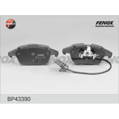 Колодки тормозные дисковые AUDI A4, A5 1.8TFSI-3.2FSI, 07-, П FENOX BP43390