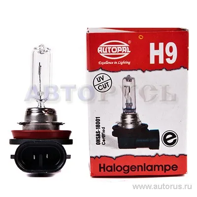 Лампа 12V H9 65W AUTOPAL 1 шт. картон AUTH912V65W