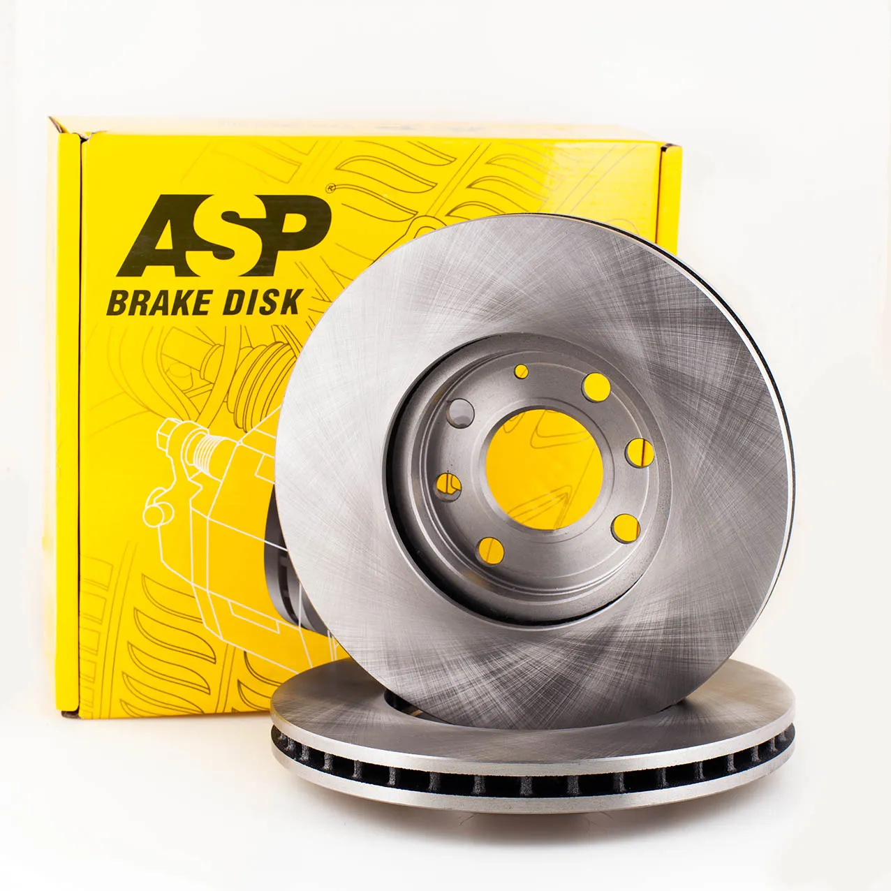 Диск тормозной передний OPEL ASTRA F/G/H /VENT D=256MM ASP 380206
