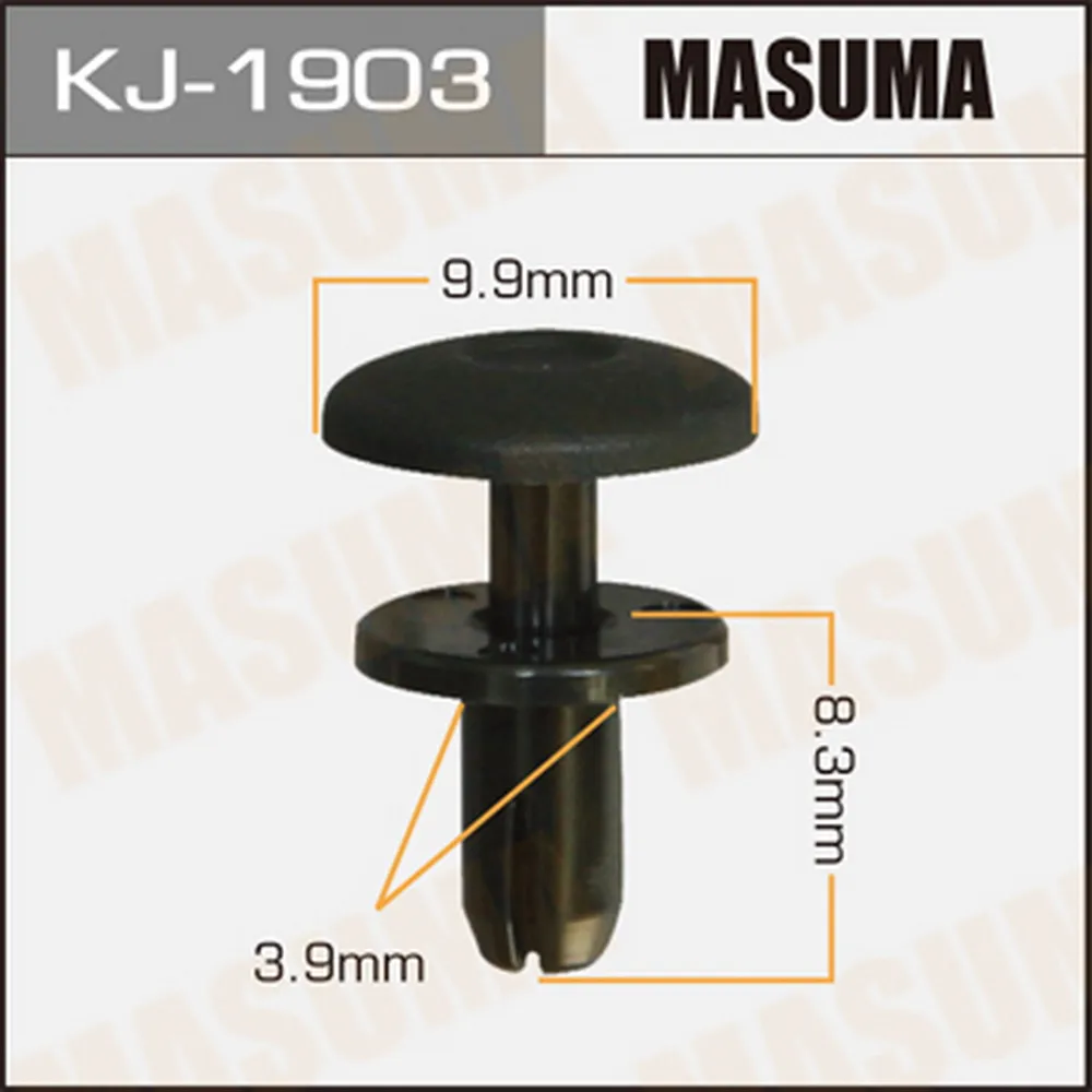Клипса универс. 1903-KJ [уп.50] MASUMA KJ-1903