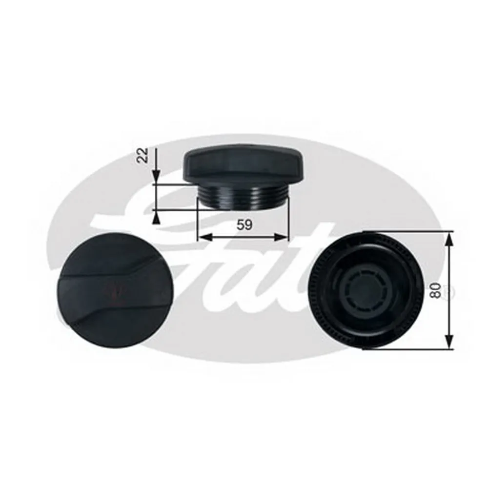 Крышка расширительного бачка GATES RC245