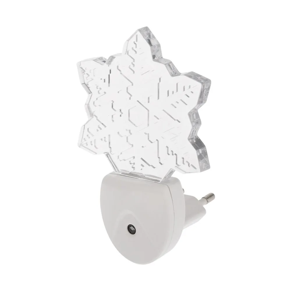 Ночник светодиодный REXANT СНЕЖИНКА ХАМЕЛЕОН свечение мультиколор 7 цветов, 230 В REXANT 750317