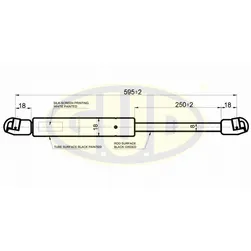 АМОРТИЗАТОР КАПОТА CIT XSARA (N1)/BREAK/COUPE(N0)/PICASSO (N68) 09/00-