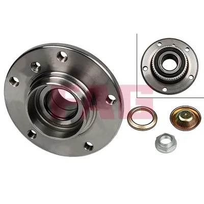 Ступица передняя в сборе L=R BMW E32/34/E36/E46 FAG 713 6670 60