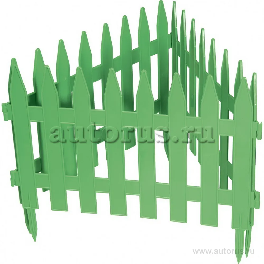 Забор декоративный Рейка 28x300 см, зеленый Россия Palisad 65005 PALISAD 65005