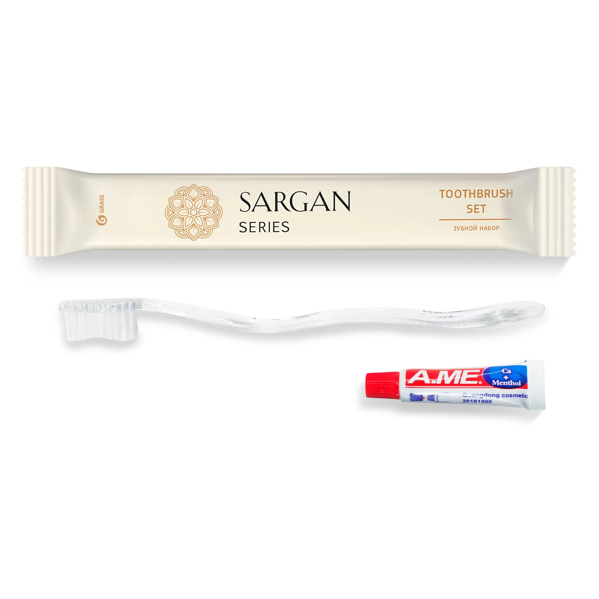 Зубной набор Sargan (флоу-пак) GRASS HR0017