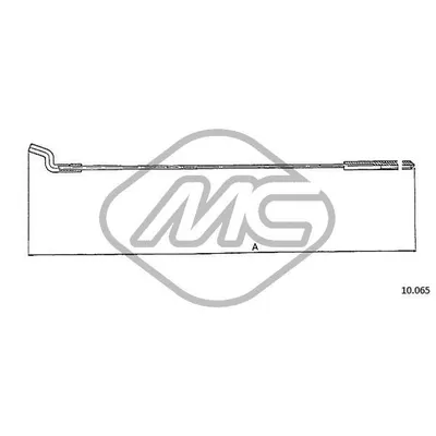 Трос газа 1303 KAFER Metalcaucho 83784
