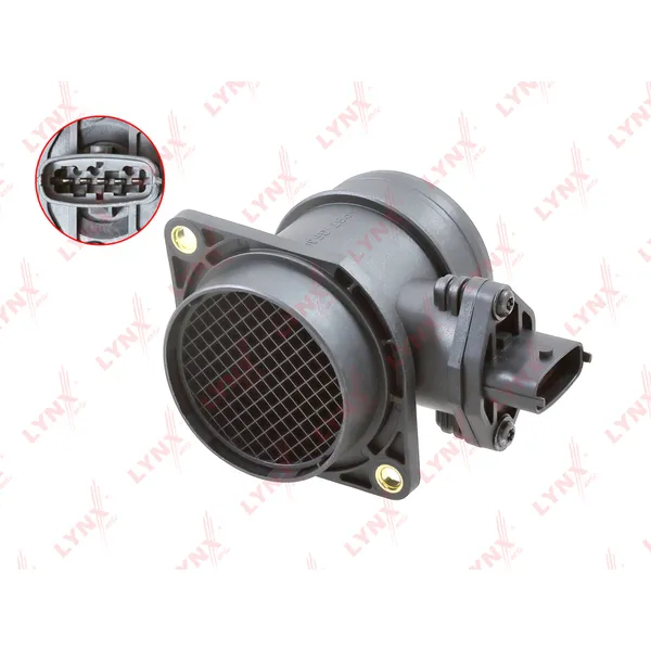 Датчик массового расхода воздуха LADA 2110/2111/2112 1.5-1.6 95-12 / Samara 1.5 96- LYNXauto DM-1407
