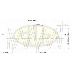 ПРУЖИНА ПЕР Ford Focus 1.82.0 16V 98