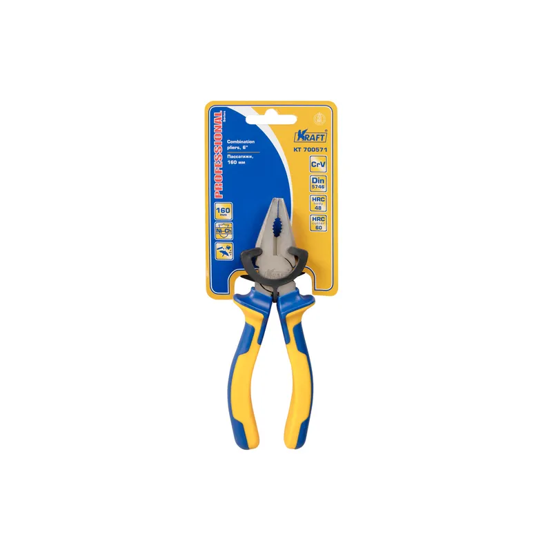 Пассатижи комбинированные 160 мм KT700571 KRAFT KT700571