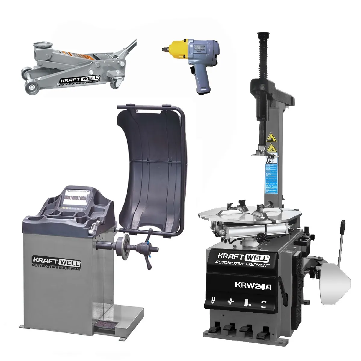Комплект шиномонтажа СМАРТ KraftWell KRW24+KRW242