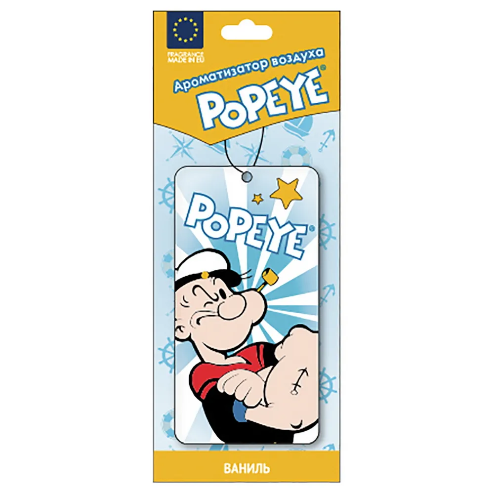 Ароматизатор подвесной картон Popeye AURAMI BP-101 Ваниль