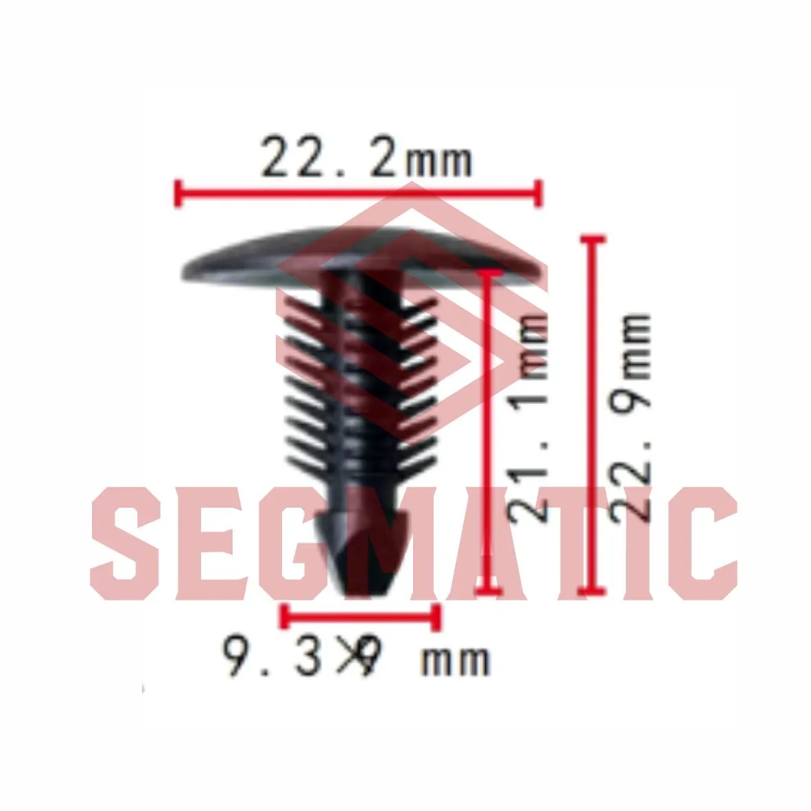 Клипса пластмассовая FIAT/ALFA/LANCIA SEGMATIC SG70203182
