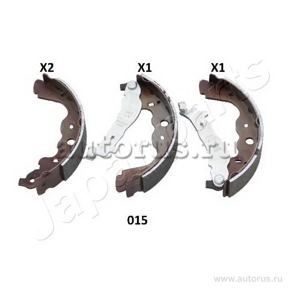 Колодки барабанные RENAULT Logan/LADA LARGUS D=230x42mm без ABS JAPANPARTS GF-015AF