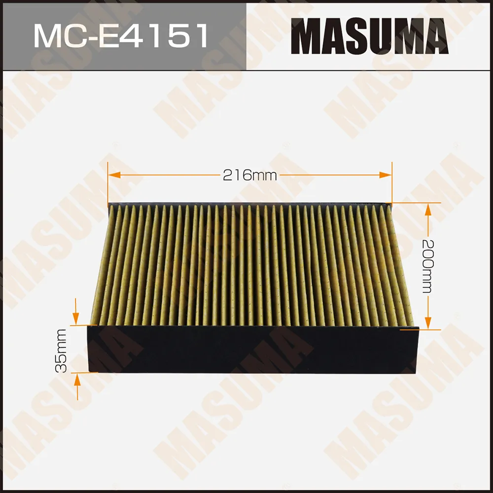 Фильтр салонный RENAULT ARKANA, KAPTUR, DUSTER II 13- MASUMA MCE4151