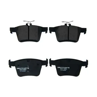Колодки дисковые задние A3, VW Golf VII 1.2TSI-1.8TFSI/2.0TDI 12> ZENTPARTS Z07383