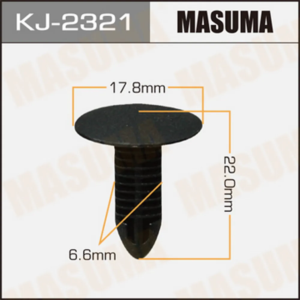 Клипса mitsubishi lancer 96-00 MASUMA KJ2321