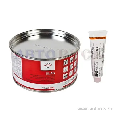 Шпатлевка со стекловолокном Glas 1,8кг CarSystem 127974