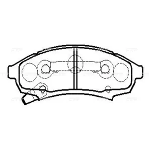 Тормозные колодки CTR CKG-11