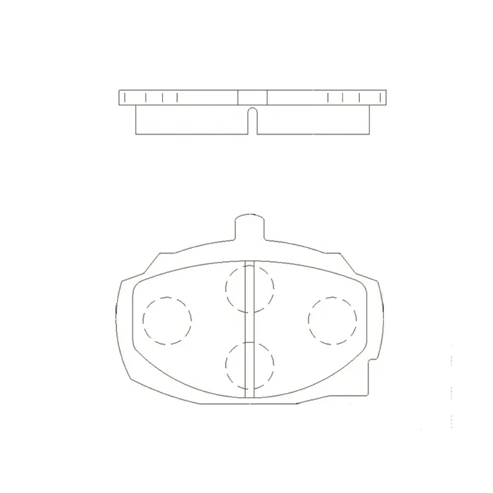 Колодки тормозные CKDR-1 CTR GK1332