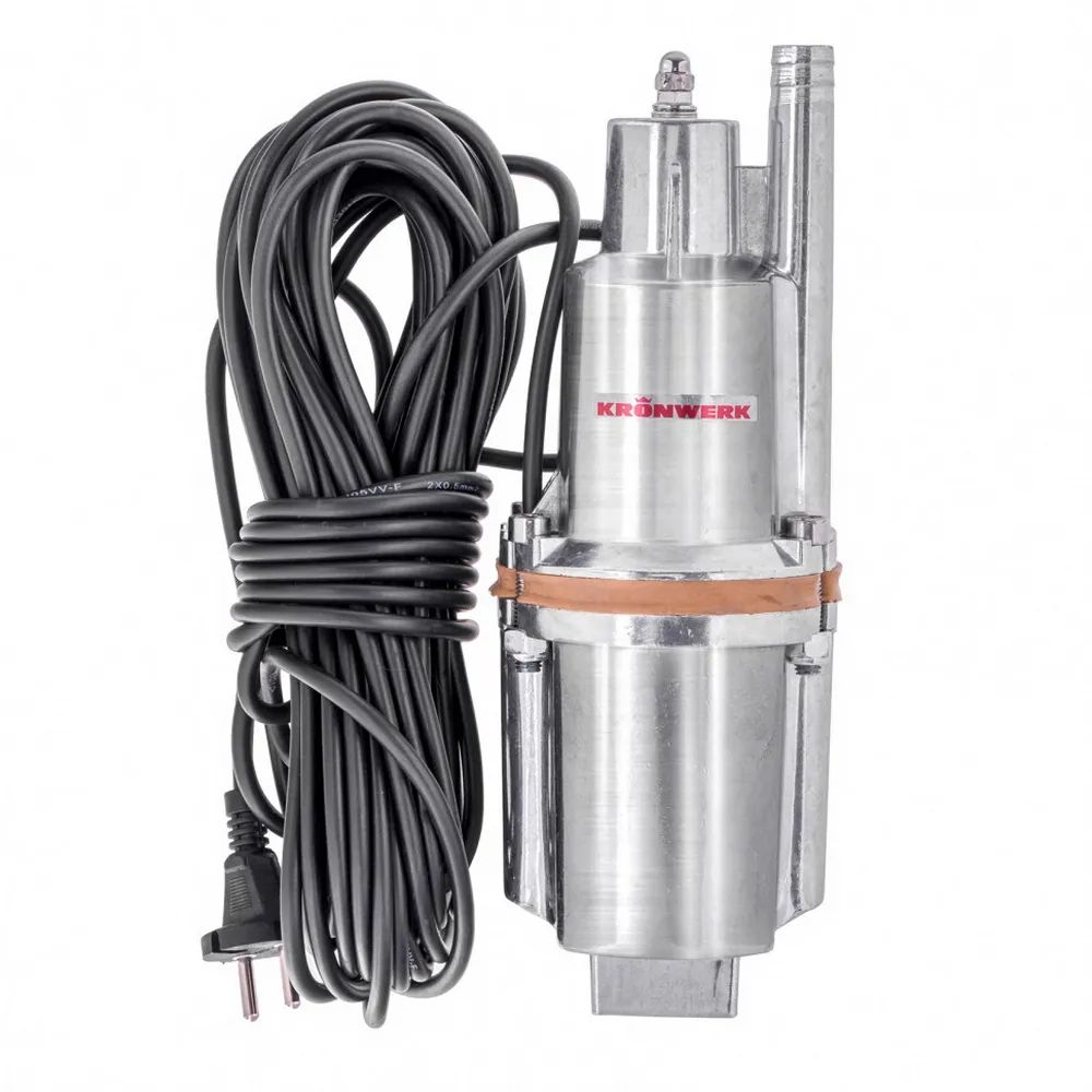 Вибрационный насос KVP300-15, 1080 л/ч, подъем 70 м, кабель 15 метров Kronwerk 97236 Kronwerk 97236