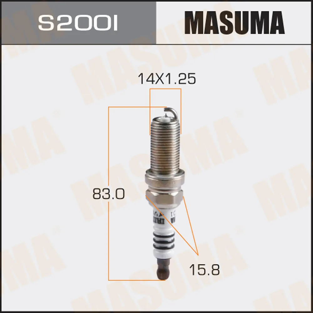 Свеча зажигания IRIDIUM IRIDIUM (IKH16) MASUMA S200I