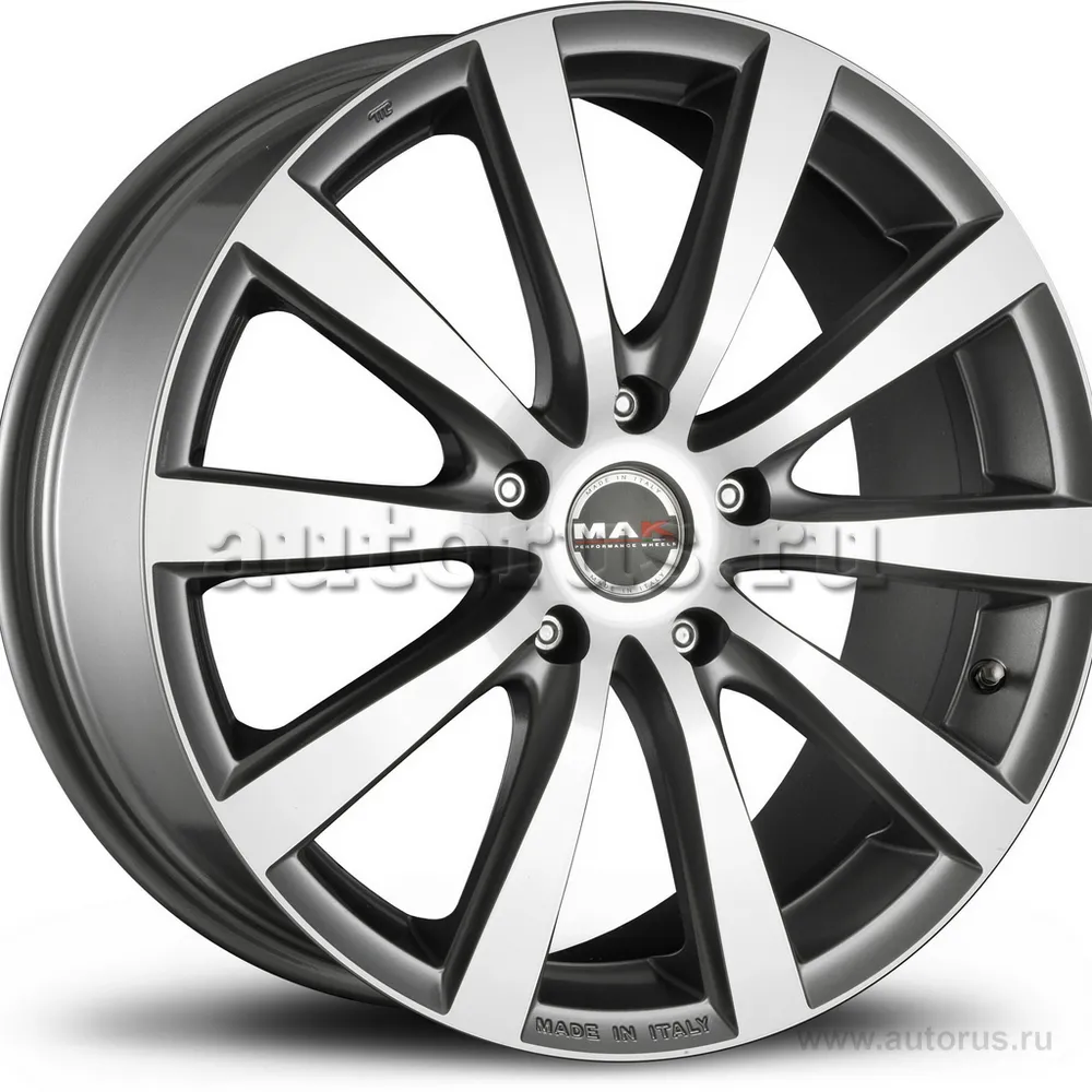 Диск литой R17 8J 5x108/72 ET35 MAK Iguan Graphite Mirror Face F8070IGHM35G