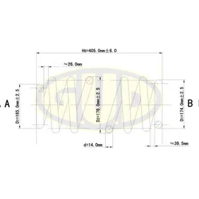 ПРУЖИНА ПЕР Renault Laguna 1.6-1.9TDi 94-01 G.U.D GCS072924
