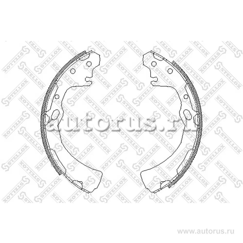 Колодки барабанные Nissan Terrano 2 STELLOX 395 100-SX