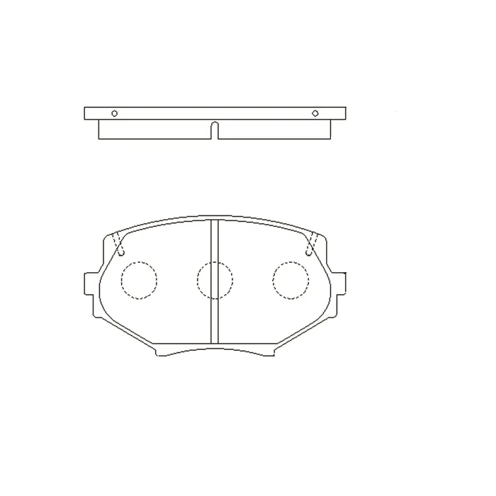 Колодки тормозные MAZDA MX5 1990 ~ 1997 / MX-5 II 1998 ~ 2005 / Road CTR GK0650