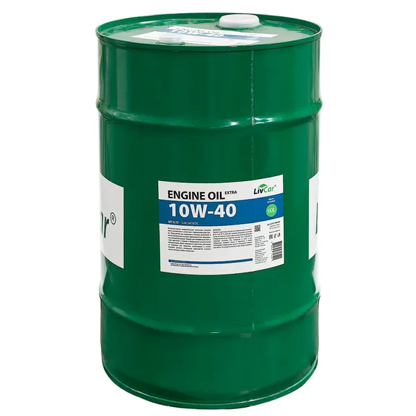 Масло моторное 10W-40 LivCar Engine Oil EXTRA 10W-40 API SL/CF (60л) LIVCAR LC2611040-060