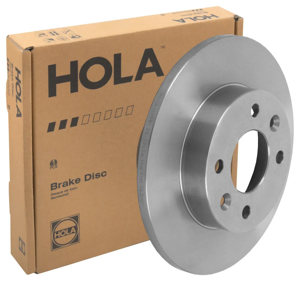 Тормозной диск невентилируемый 238x12, передний HOLA HD981