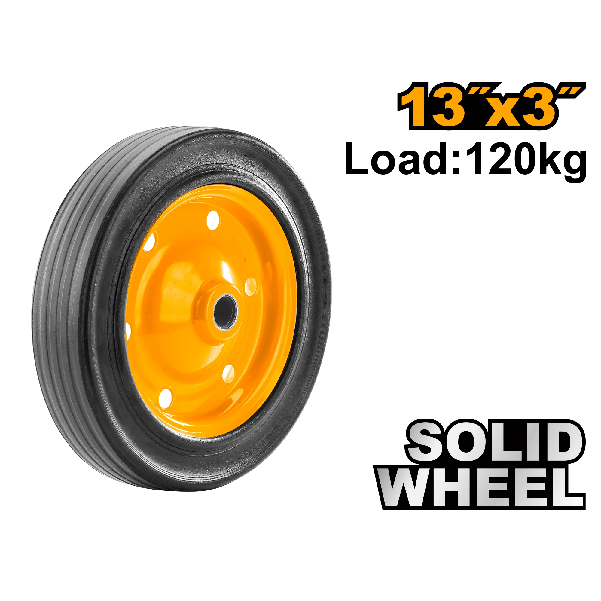 Колесо для тачки литое 330х75 мм INGCO HHWB380008-1DW