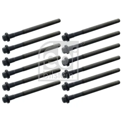 К-кт болтов гбц 12шт. m12x1.75x157 ford focus 05mondeo 2.5 07, volvo 850s70s80 2.4 91 FEBI 14801