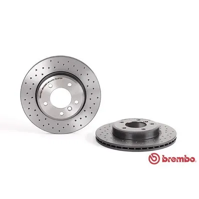 Диск тормозной передний, DF4055 - BMW BREMBO 09.7701.1X