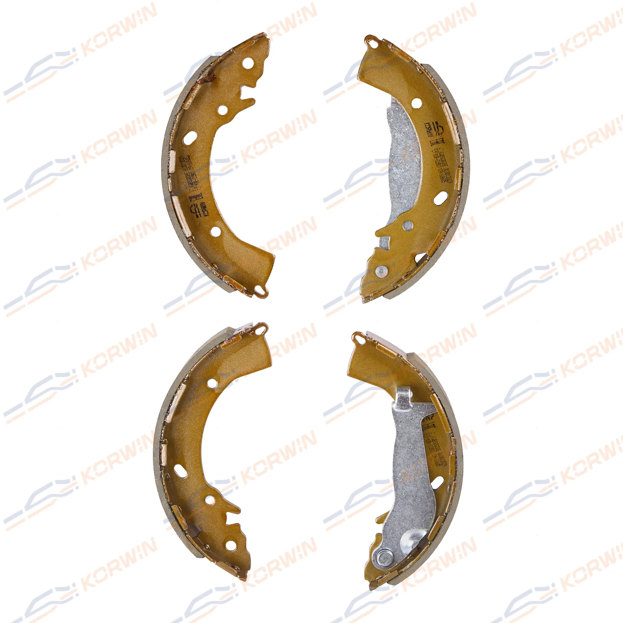 Колодки торм. барабанные зад. ECOLine. Hyundai Getz (TB) 02-10 KORWIN KWBS0008E