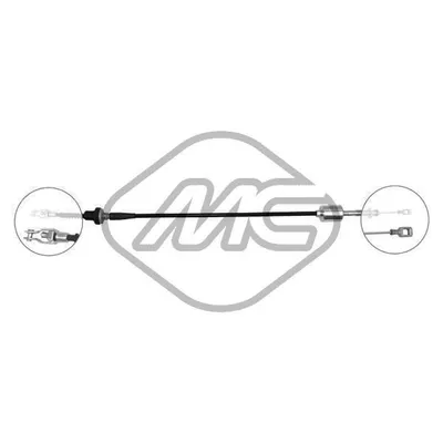 Трос сцепления ATOS 1,0 - ATOS PRIME Metalcaucho 80191