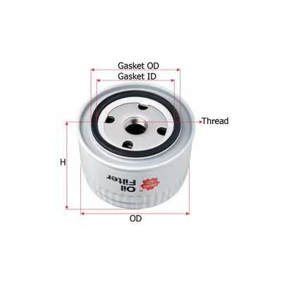 Фильтр масляный VAZ LADA 2108,2109,2110, Приора, Гранта, Веста….(н SAKURA C25011