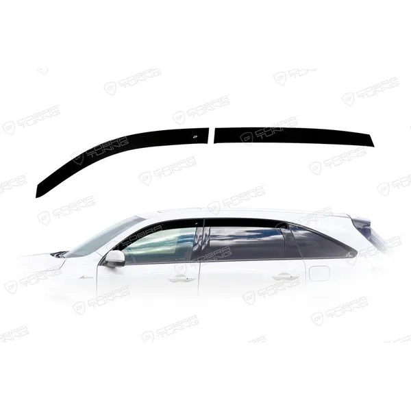 Дефлектора на окна Acura MDX III 2013EuroStandard деф.окон Cobra Tuning AE20613