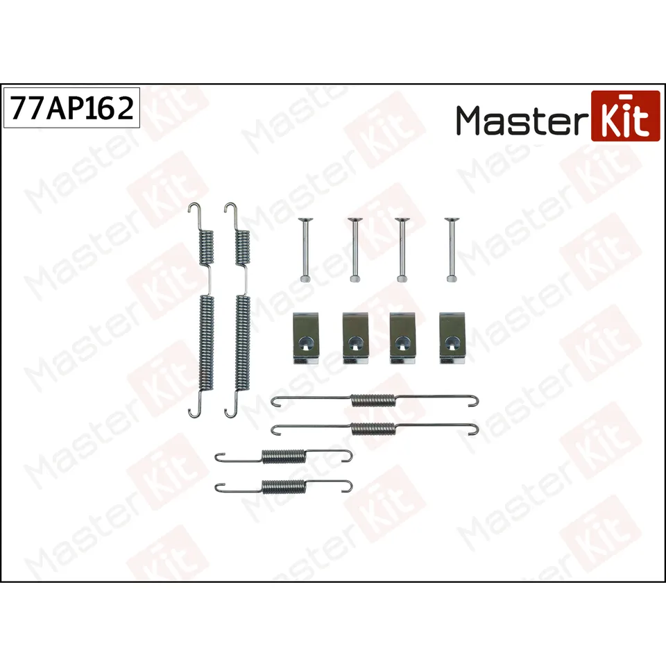 Комплект установочный тормозных колодок KIA Cerato MASTERKIT 77AP162