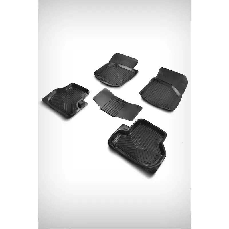 Коврики в салон резиновые комплект серия Above board Seat Leon хэтчбек II 1P1 2005-2012 высокий борт COMFORT C.155.01.K