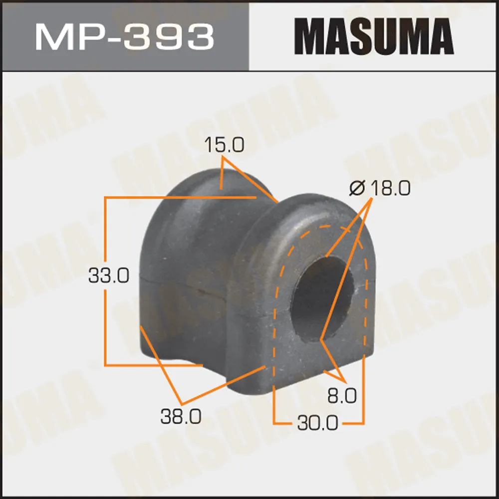 Втулка стабилизатора TOYOTA ALLEX MASUMA MP-393
