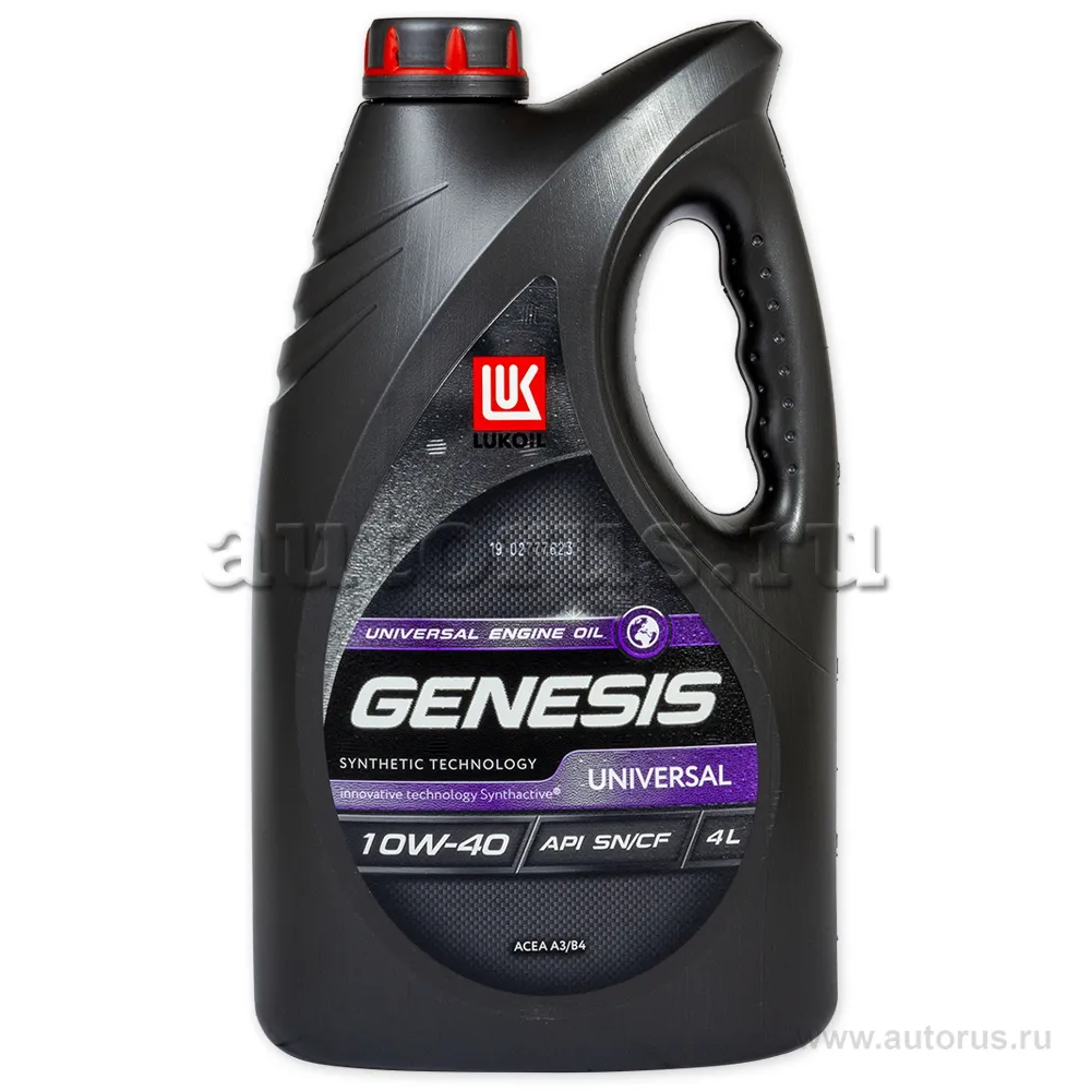 Масло моторное Лукойл Genesis Universal 10W-40 полусинтетическое 4 л 3148646