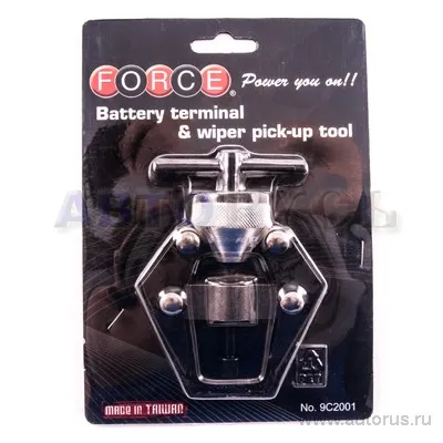 Съемник поводков стеклоочистителя и аккумуляторных кле мм FORCE 9C2001