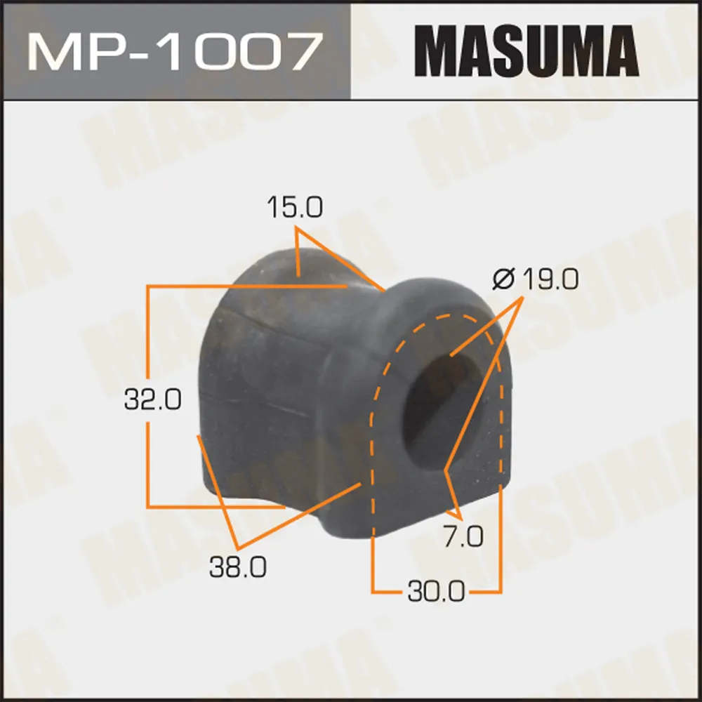Втулка стабилизатора TOYOTA AVENSIS MASUMA MP-1007