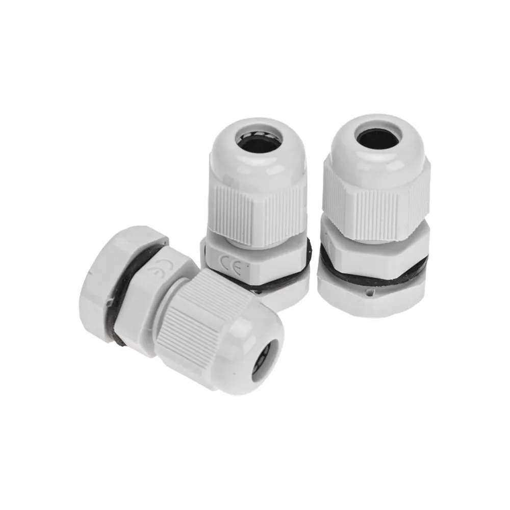 Кабельный ввод PG-7 (3,5-6мм) серый, комплект (3 шт/уп) REXANT 07-8007-A3