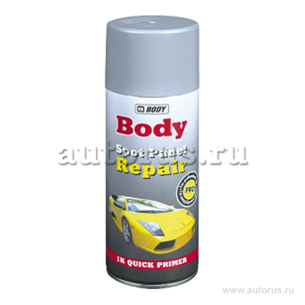 Аэрозольный грунт Body дточечного ремонта 1К (черн.) (0,4л)